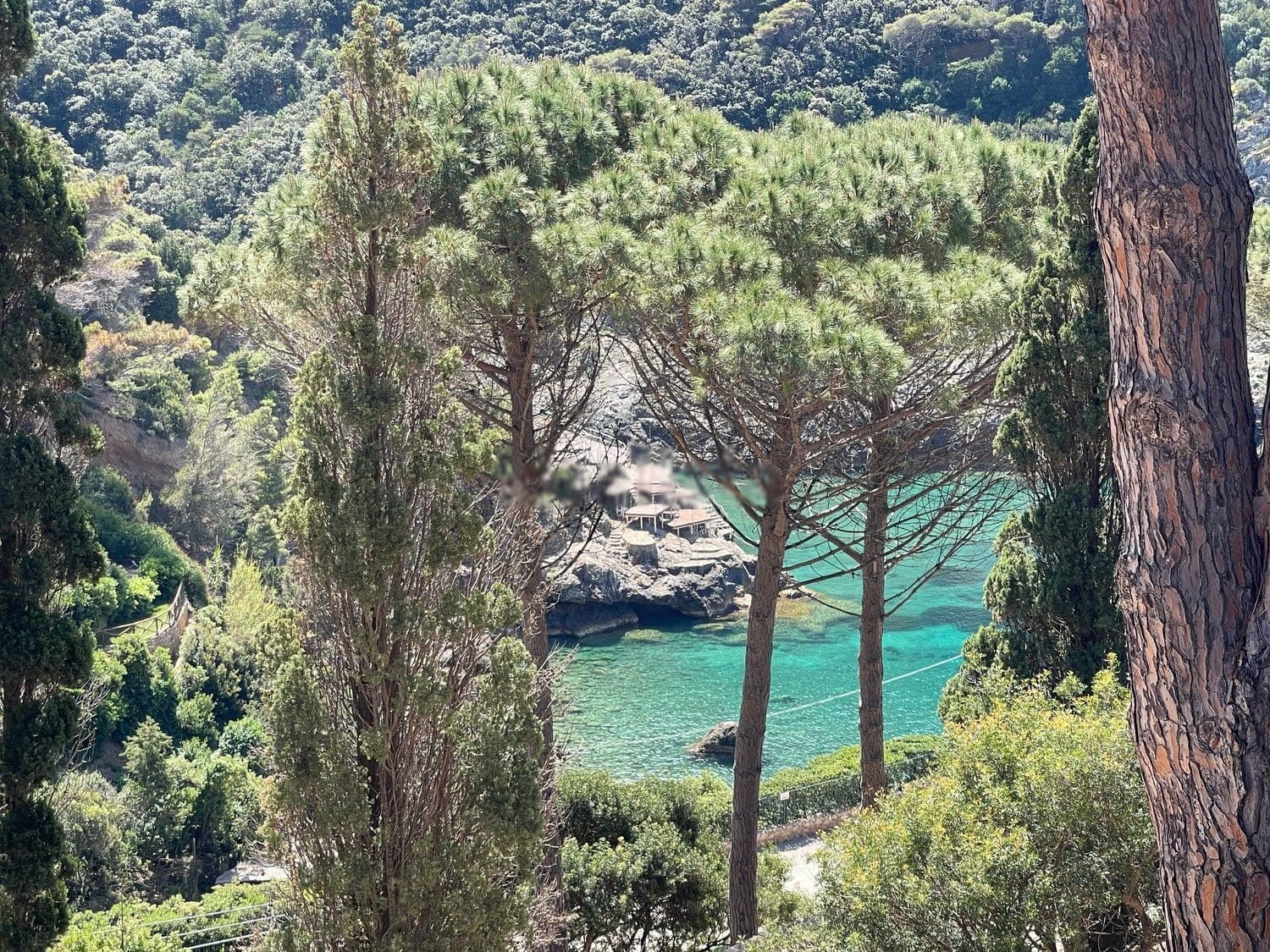 Appartamento vista mare a Cala Piccola — La vista dalla casa 1